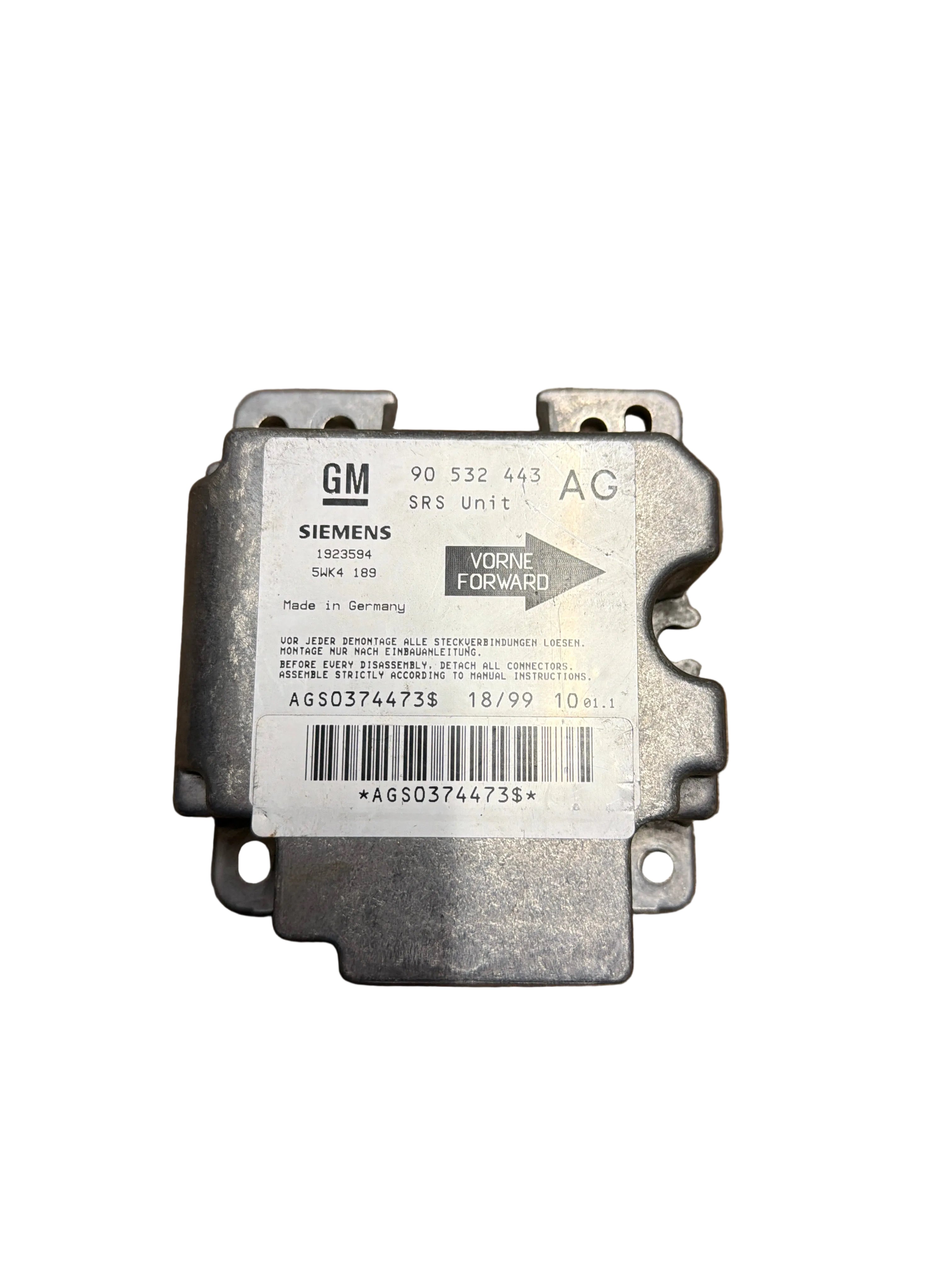 90532443 Siemens Opel Airbag Steuergerät