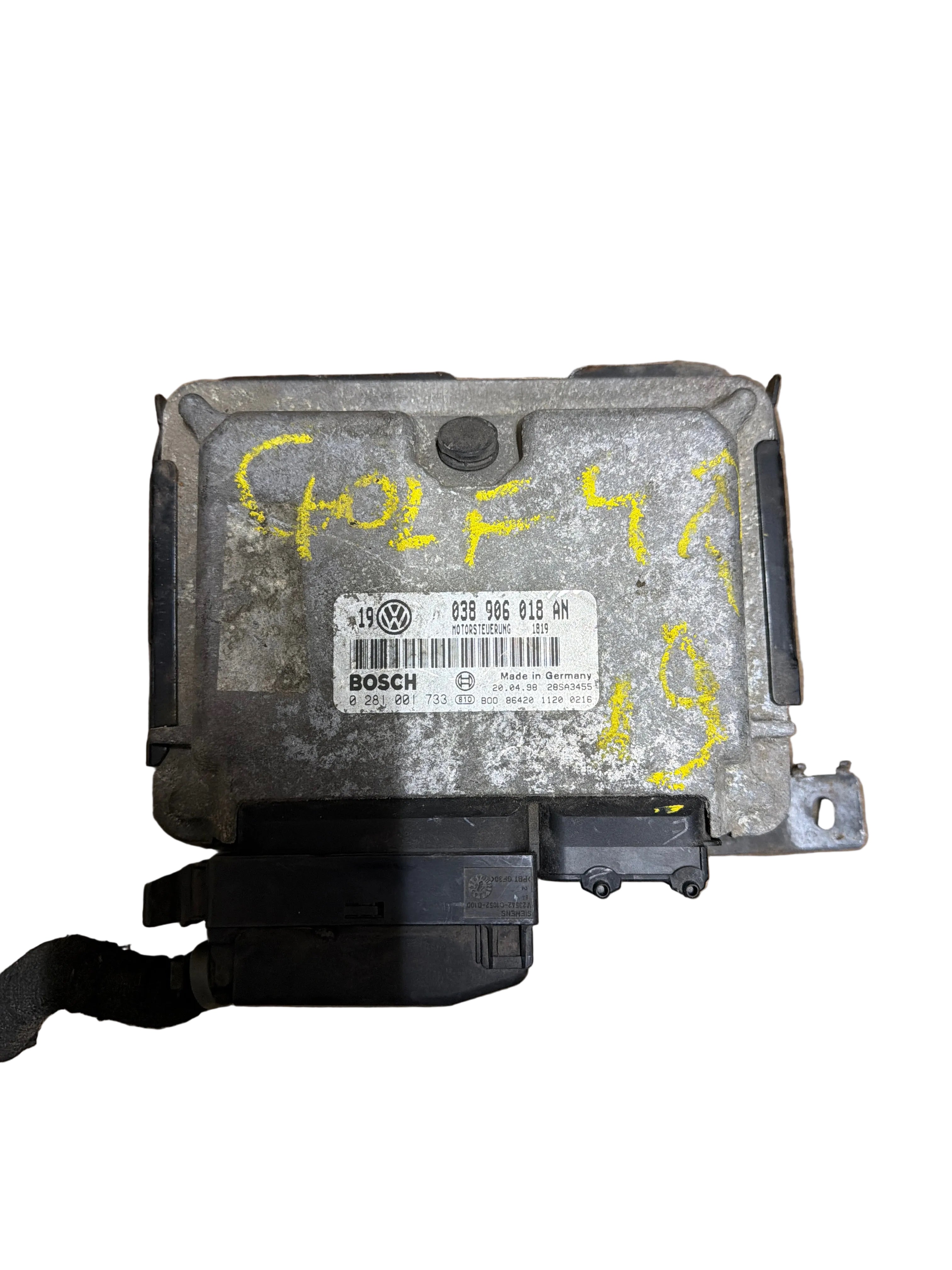 038906018AN VW Golf 4 1.9 TDI Steuergerät Bosch Original